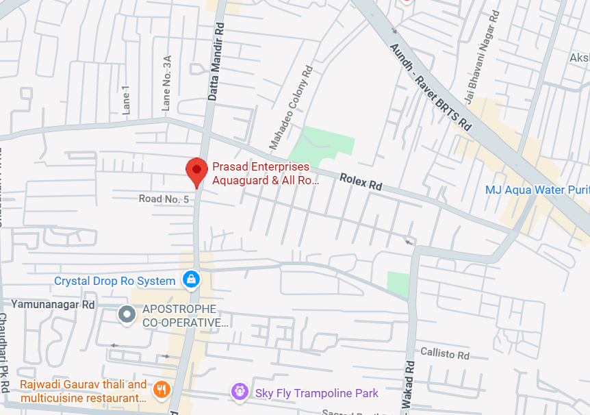 Prasad Enterprises RO service location Wakad Pune map